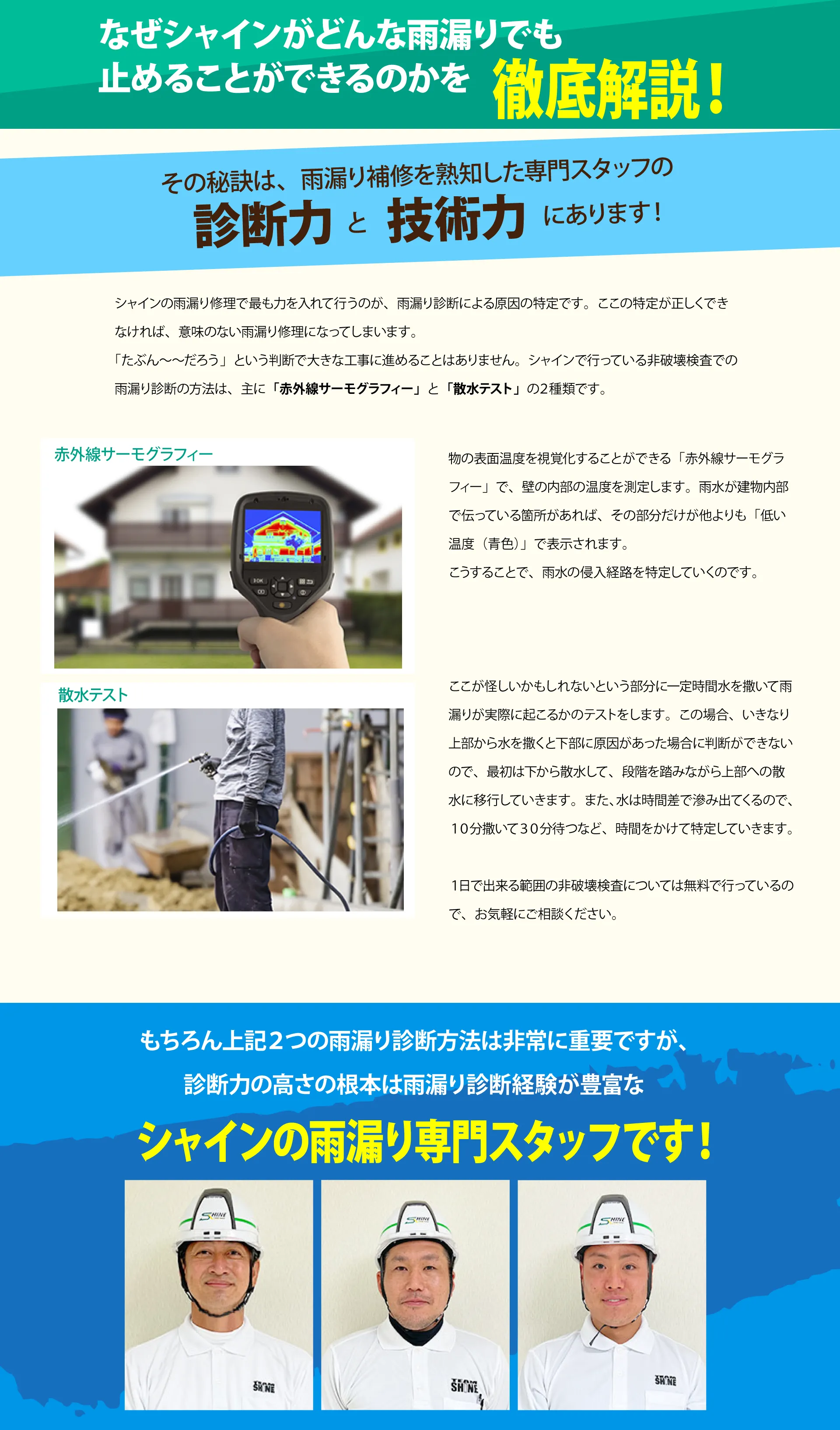 診断力と技術力